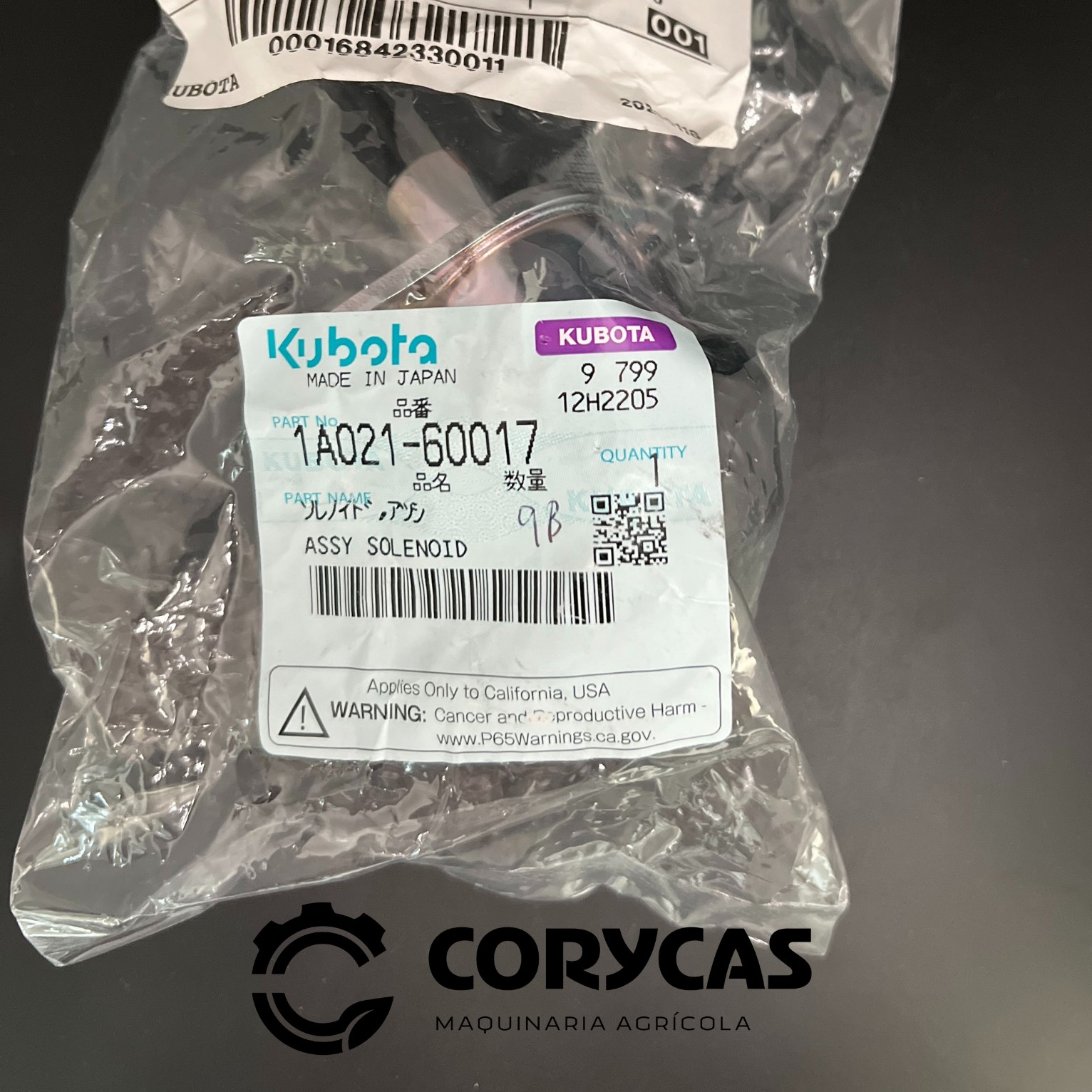 1A02160017  CONJUNTO SOLENOIDE CAJA 9B