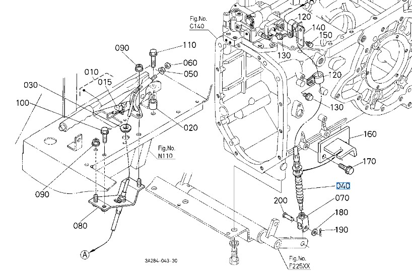 3A79467900  CABLE DE FRENO 8/2/B