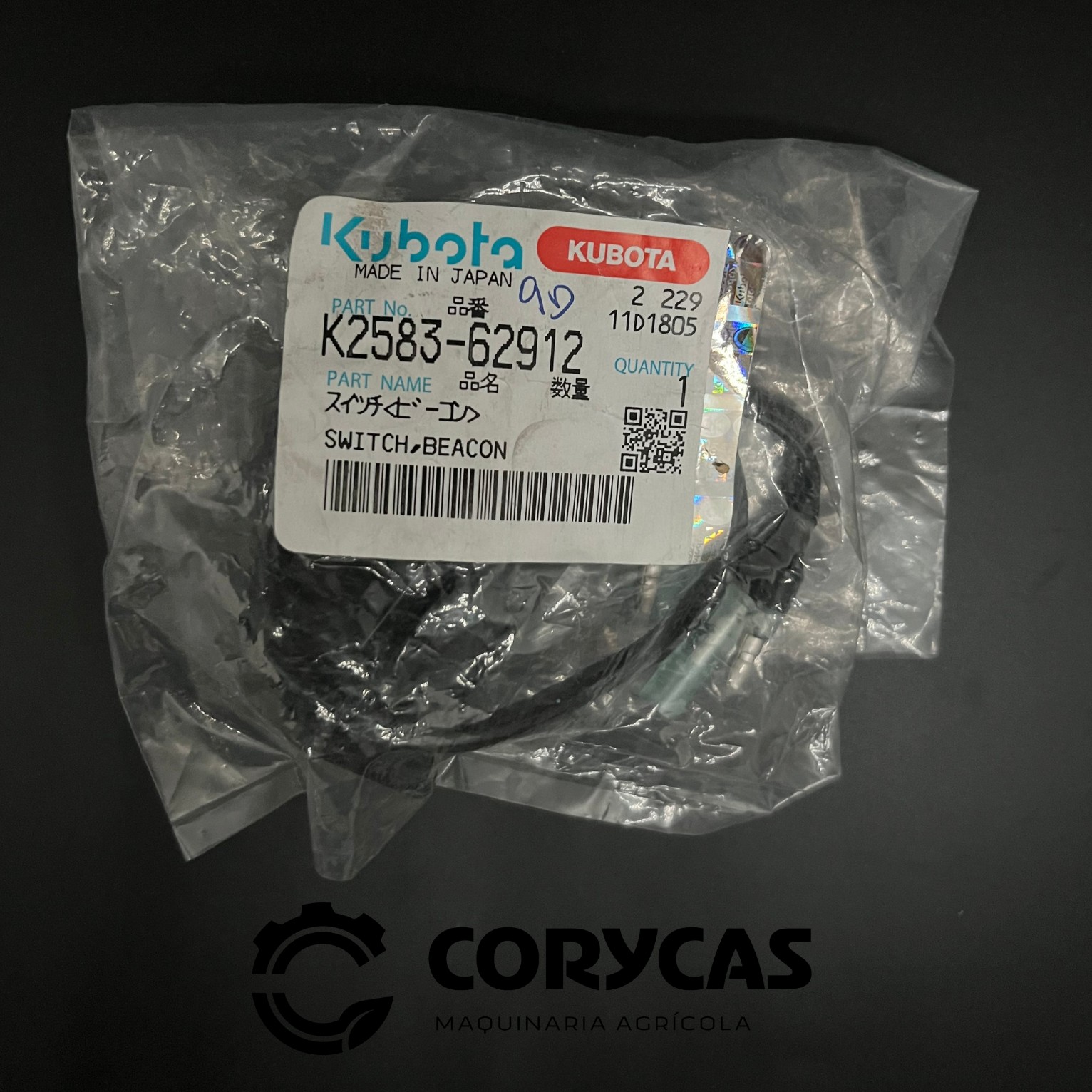 K258362912  CONMUTADOR CAJA 9D