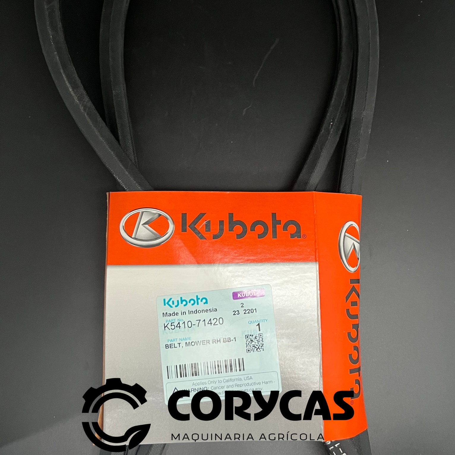 K541071420  CORREA DCHA. SEGADORA. P26